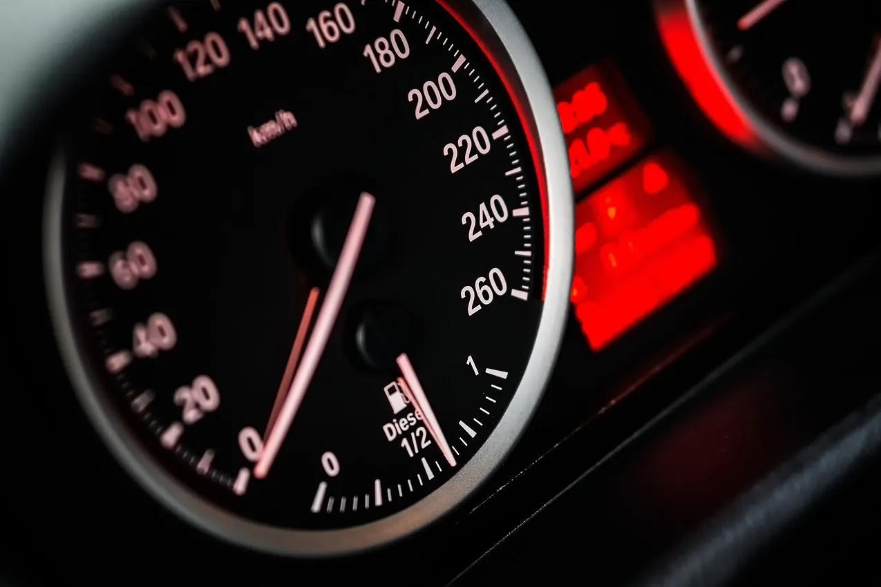 Speedometer, dashboard, car