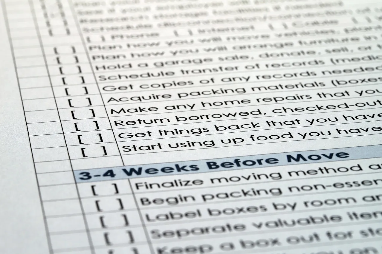 Checklist, check, confirm
