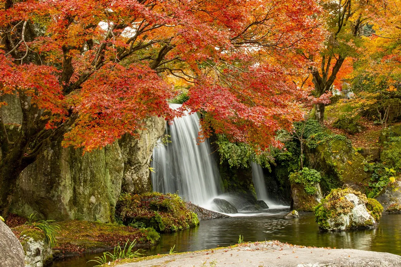 Waterfall, cascade, river